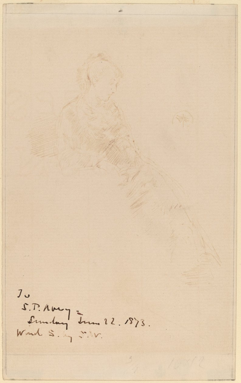 Luonnos Maudista tekijältä James Abbott McNeill Whistler