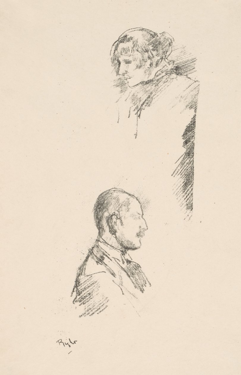 Luonnokset neiti Philipistä ja herra A. Studdista tekijältä James Abbott McNeill Whistler