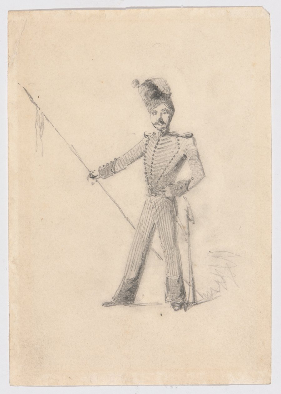 Sotilas Lancen kanssa tekijältä James Abbott McNeill Whistler