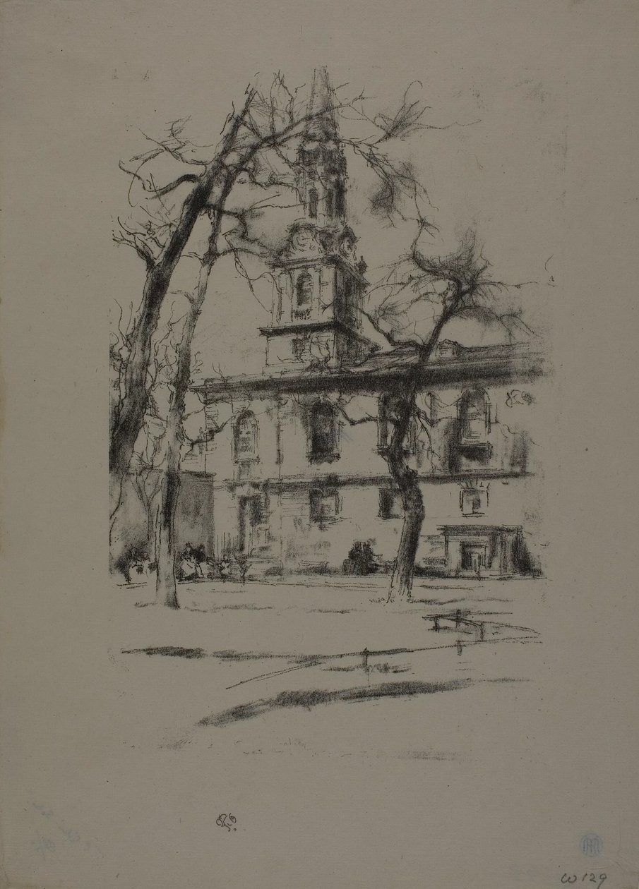 St. Giles-in-the-Fields tekijältä James Abbott McNeill Whistler