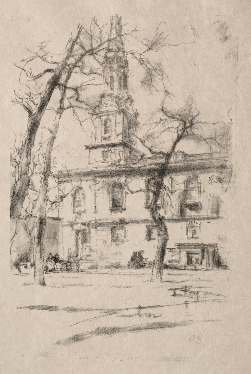St. Giles-in-the-Fields tekijältä James McNeill Whistler