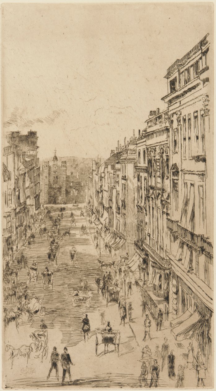 St. James Street tekijältä James Abbott McNeill Whistler
