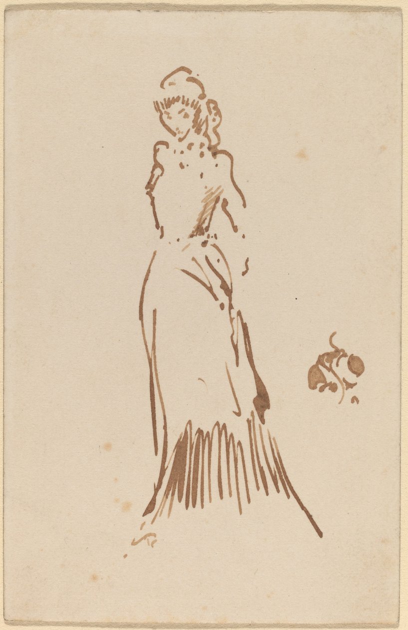 Seisova naishahmo tekijältä James Abbott McNeill Whistler