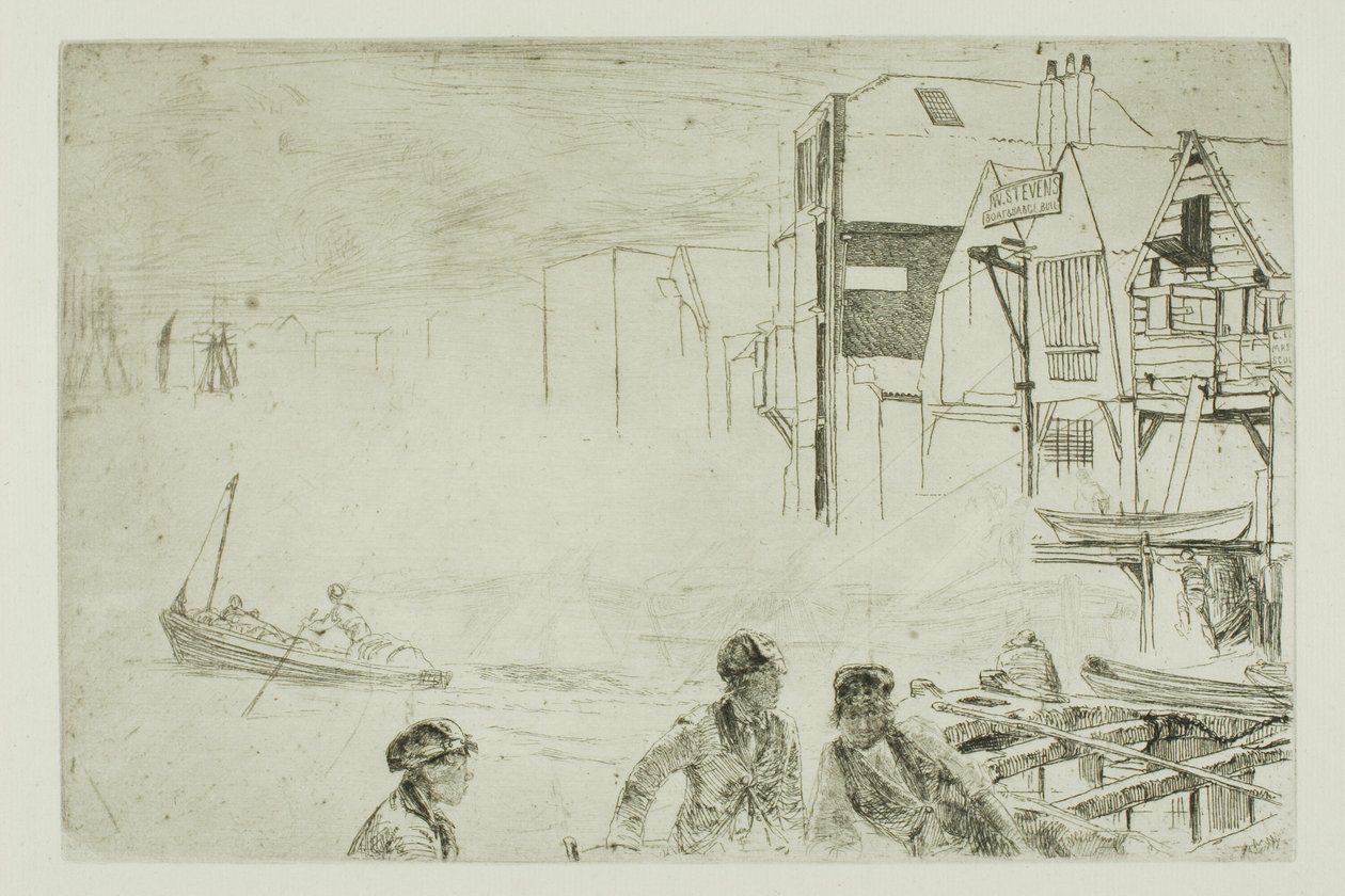 Stevensin veneveistämö tekijältä James McNeill Whistler