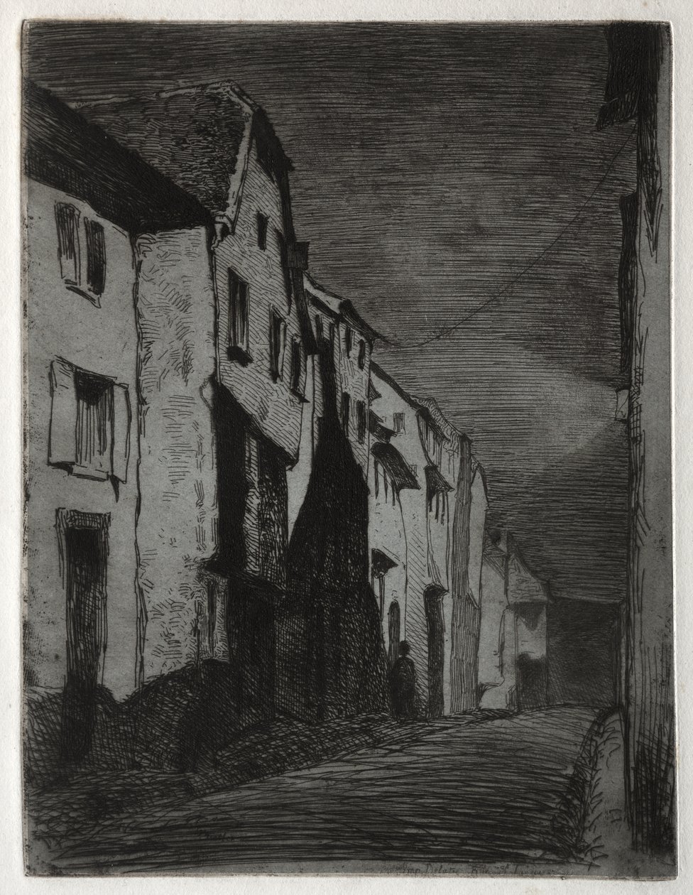 Street Saverne tekijältä James McNeill Whistler