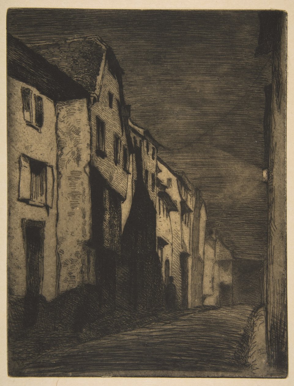 Street Saverne tekijältä James McNeill Whistler