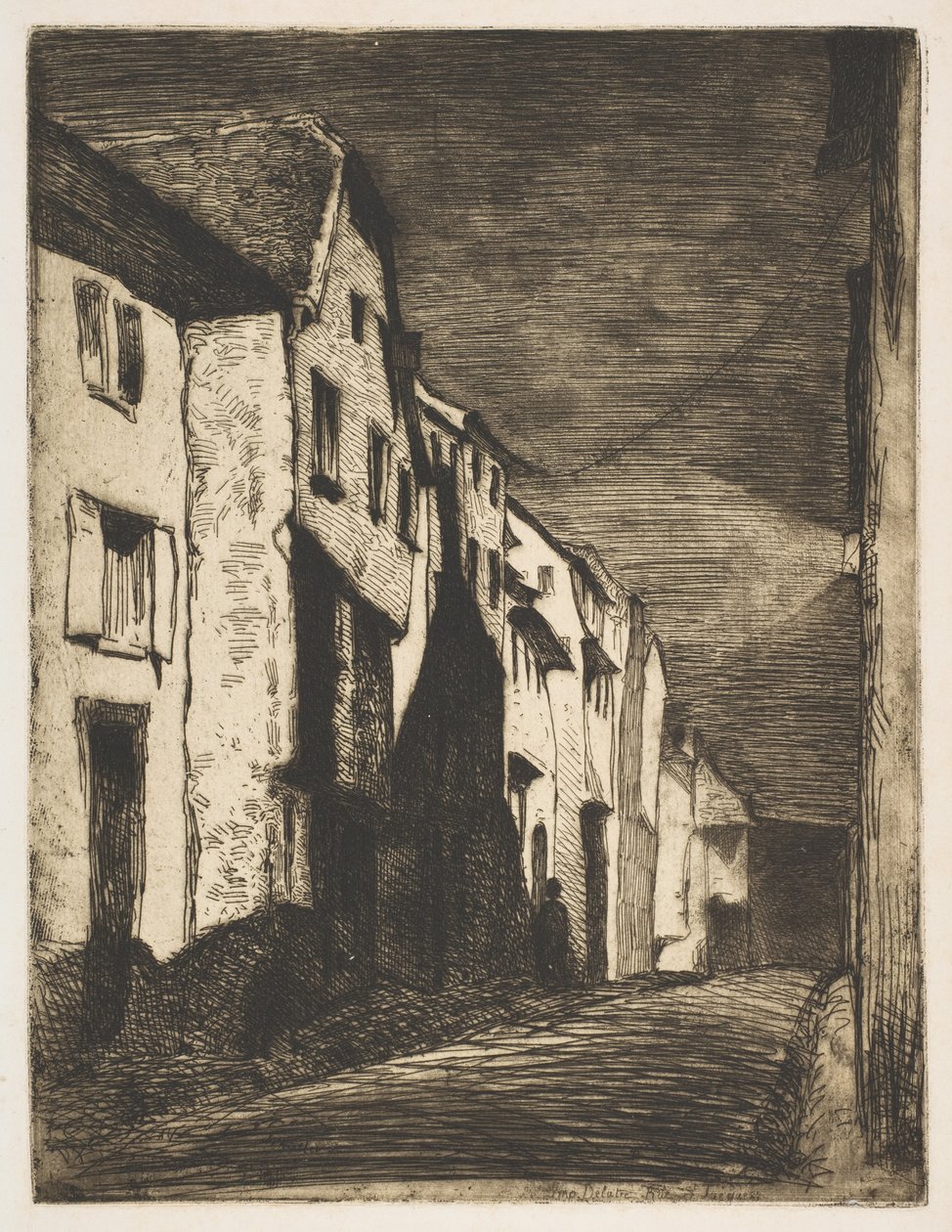 Street Saverne tekijältä James McNeill Whistler