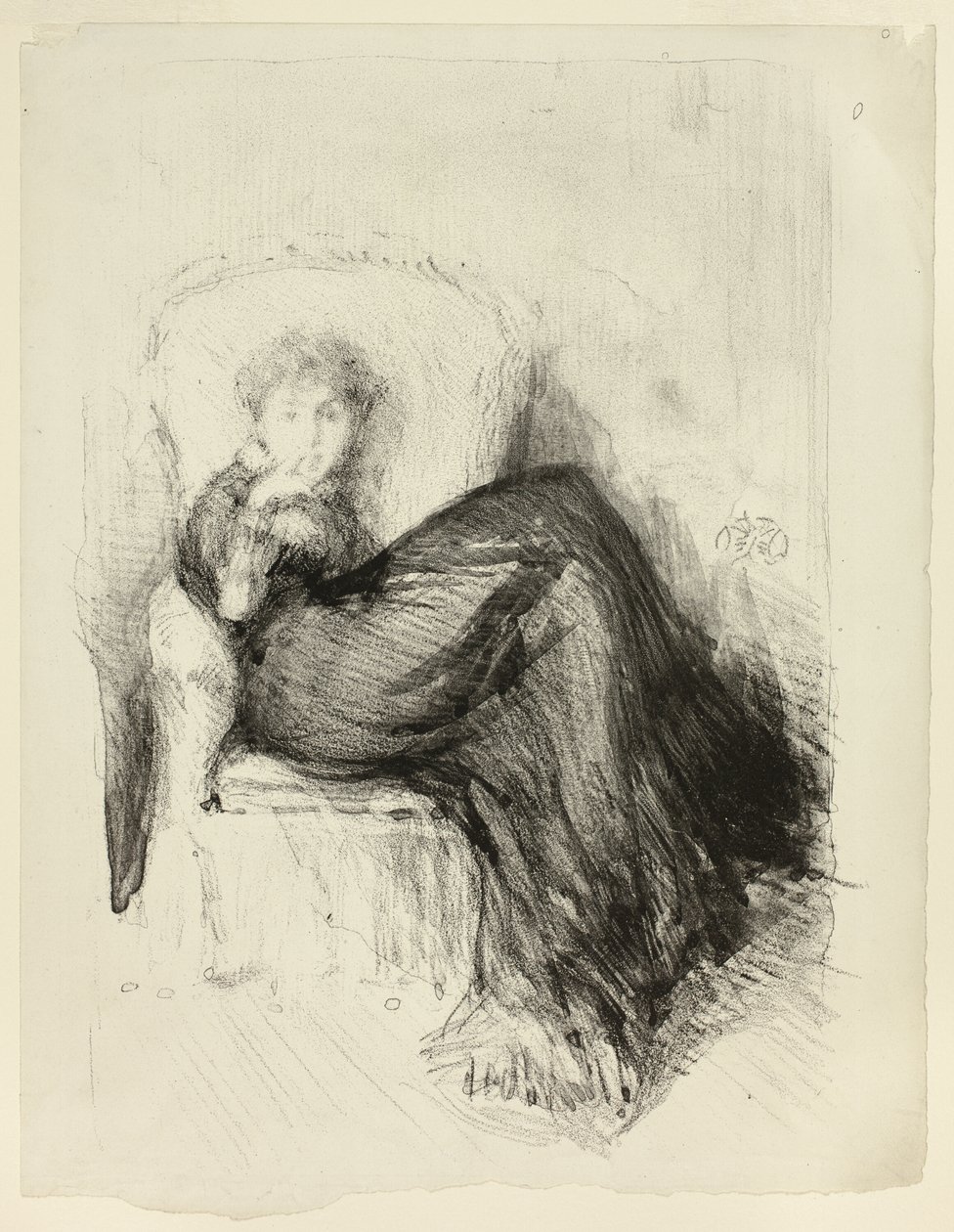 Tutkimus: Maud istuu tekijältä James Abbott McNeill Whistler