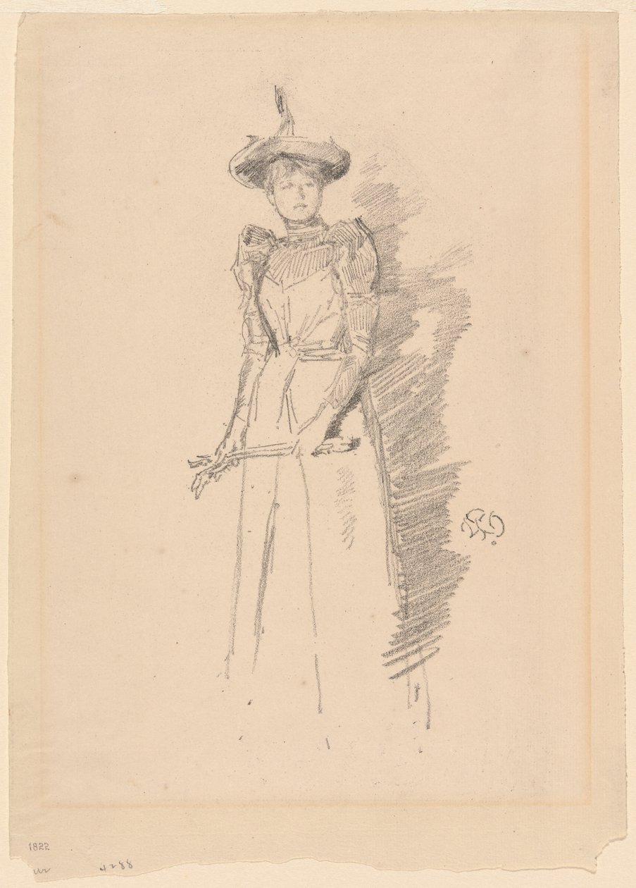 Suede käsineet tekijältä James Abbott McNeill Whistler