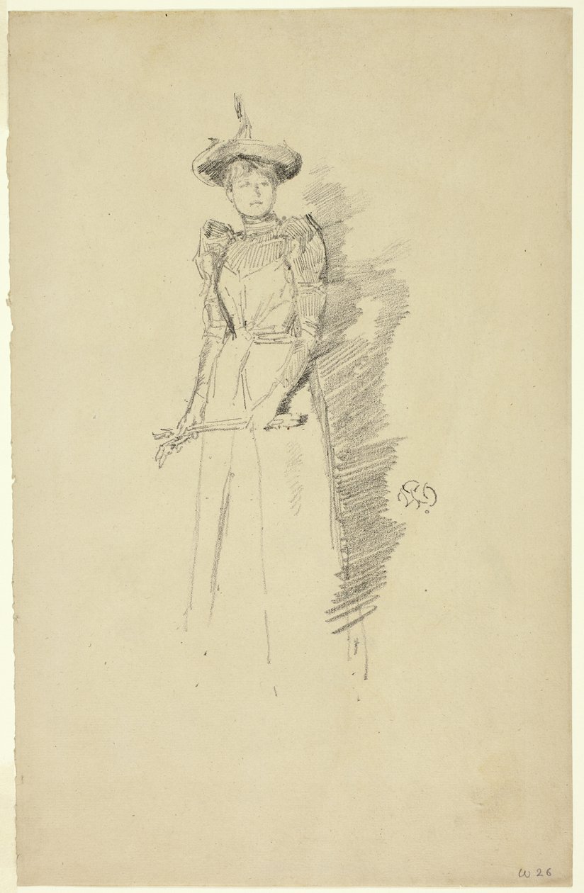 Suede käsineet tekijältä James Abbott McNeill Whistler
