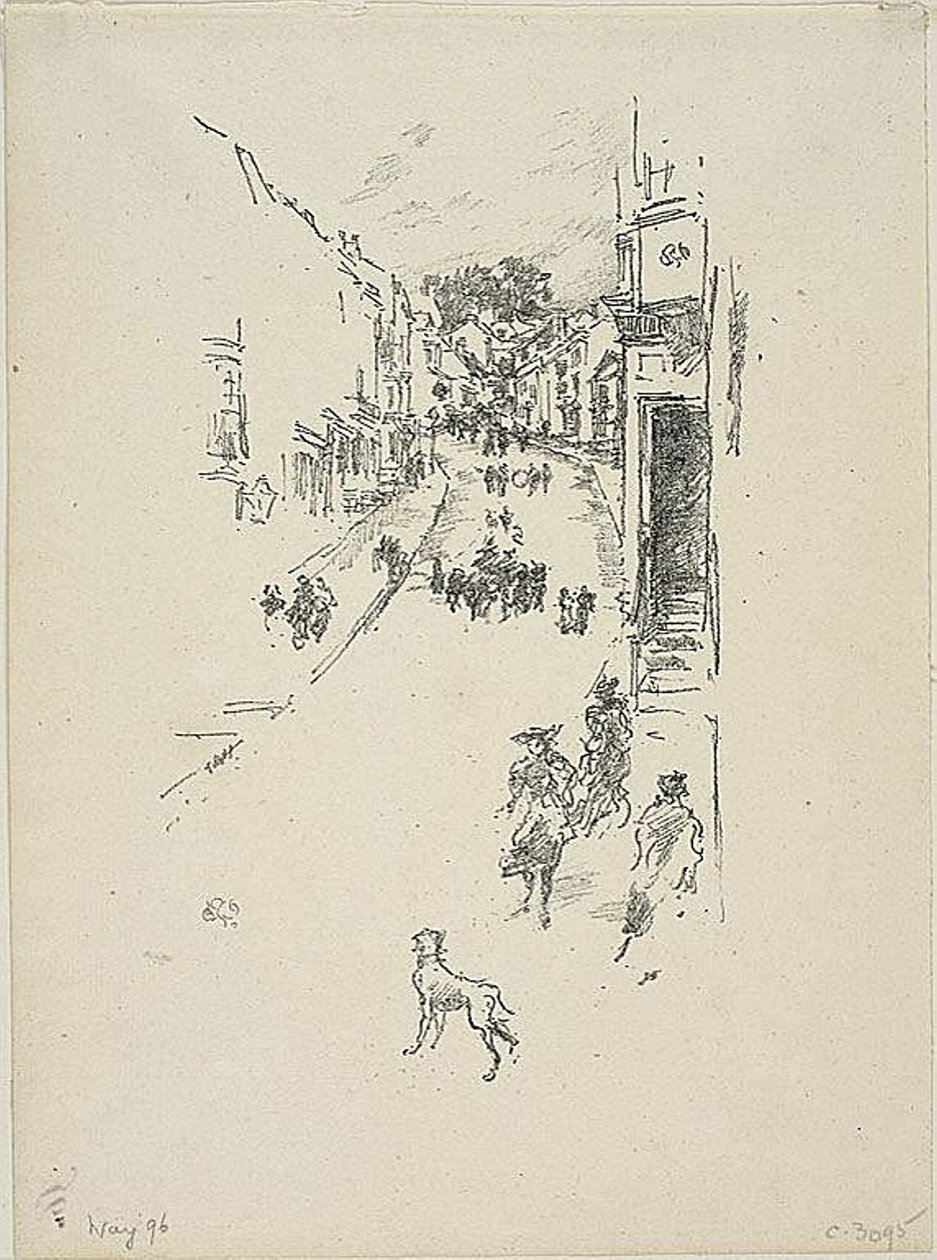 Sunnuntai, Lyme Regis tekijältä James Abbott McNeill Whistler
