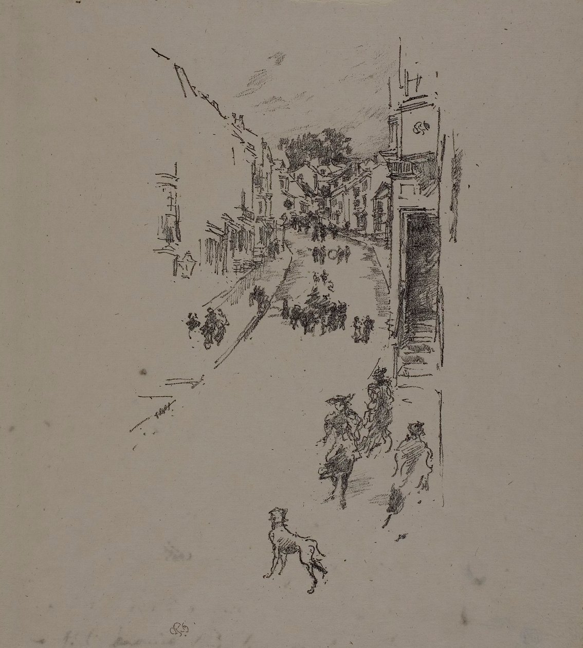 Sunnuntai, Lyme Regis tekijältä James Abbott McNeill Whistler