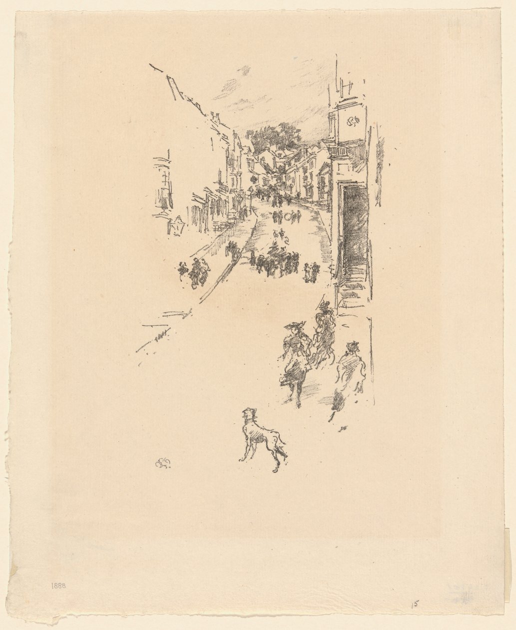 Diumenge, Lyme Regis finlandès tekijältä James Abbott McNeill Whistler