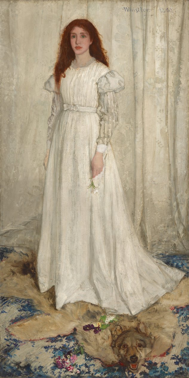 Sinfonia valkoisella, nro 1: Valkoinen tyttö tekijältä James Abbott McNeill Whistler