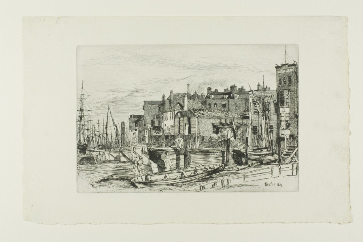 Thamesin poliisi tekijältä James Abbott McNeill Whistler