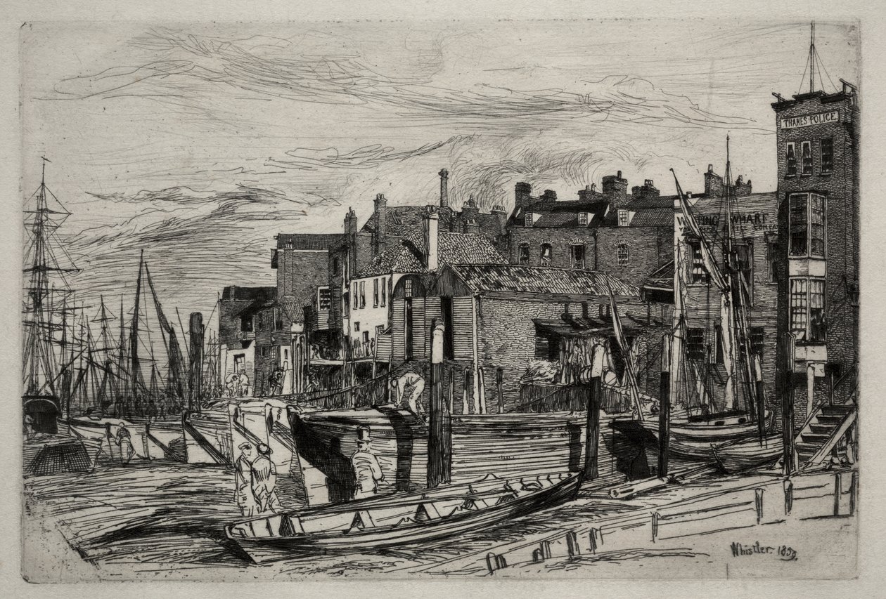 Thamesin poliisi tekijältä James McNeill Whistler