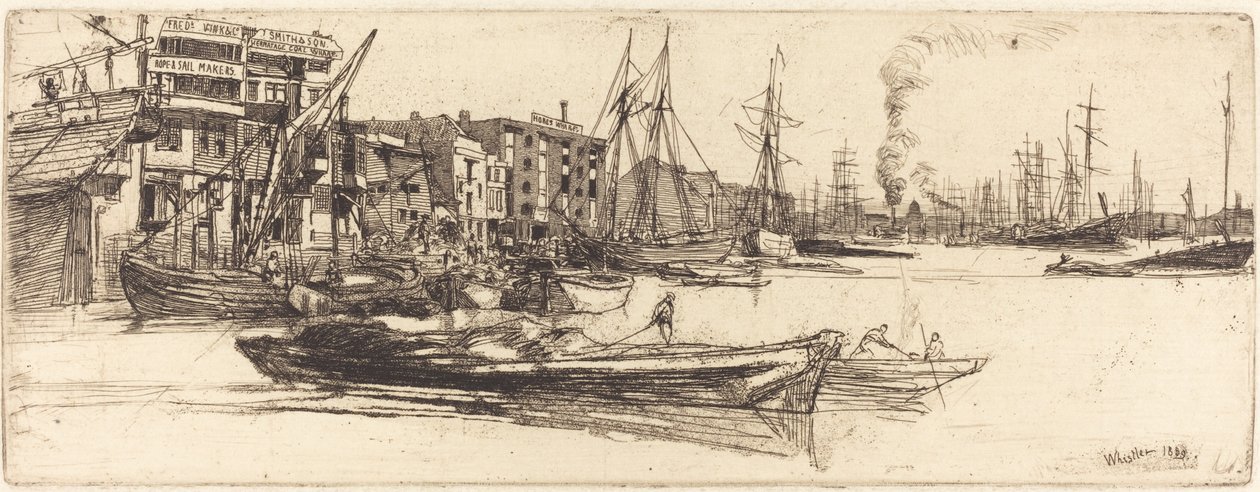 Thamesin varastot tekijältä James Abbott McNeill Whistler