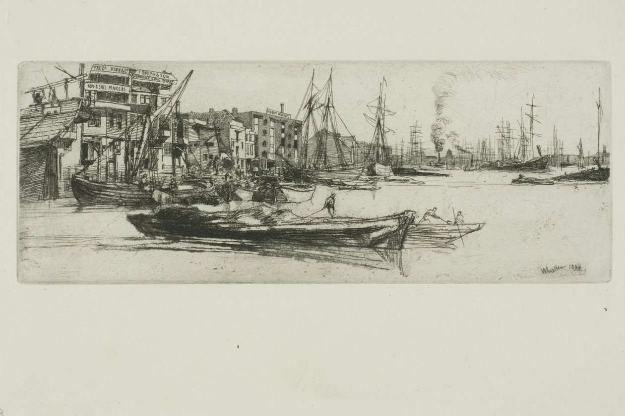 Thamesin varastot tekijältä James Abbott McNeill Whistler