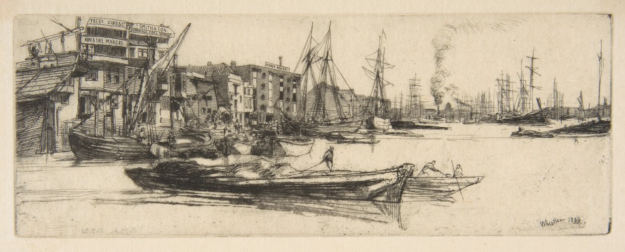 Thamesin varastot tekijältä James McNeill Whistler
