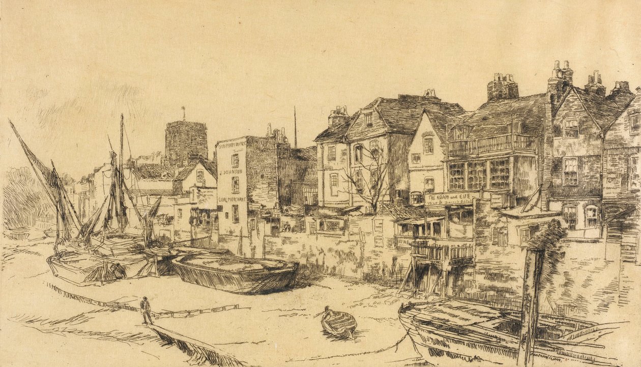 "Adam and Eve", Old Chelsea tekijältä James McNeill Whistler