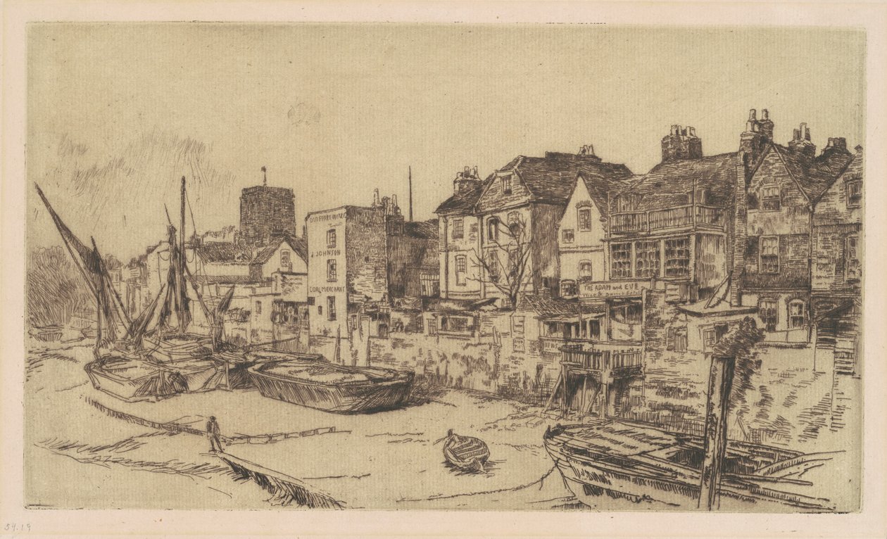 "Aadam ja Eeva", Old Chelsea tekijältä James Abbott McNeill Whistler