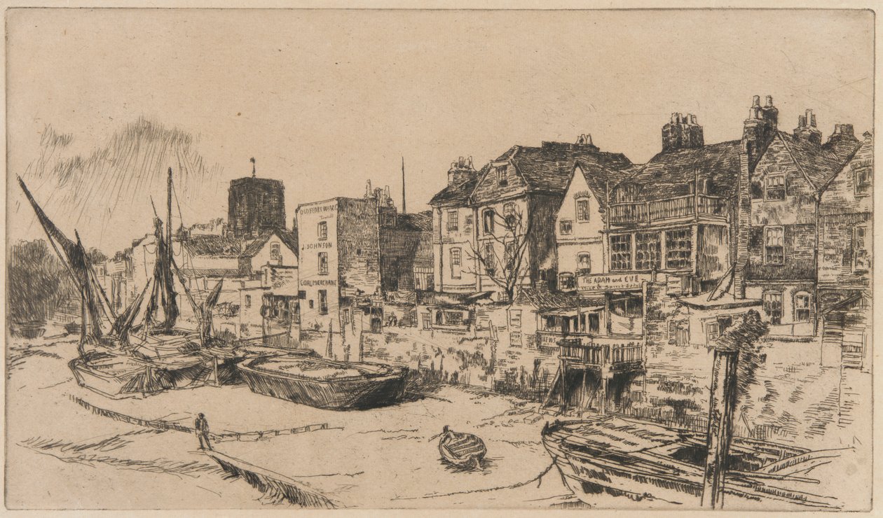 "Aadam ja Eeva", Old Chelsea tekijältä James Abbott McNeill Whistler