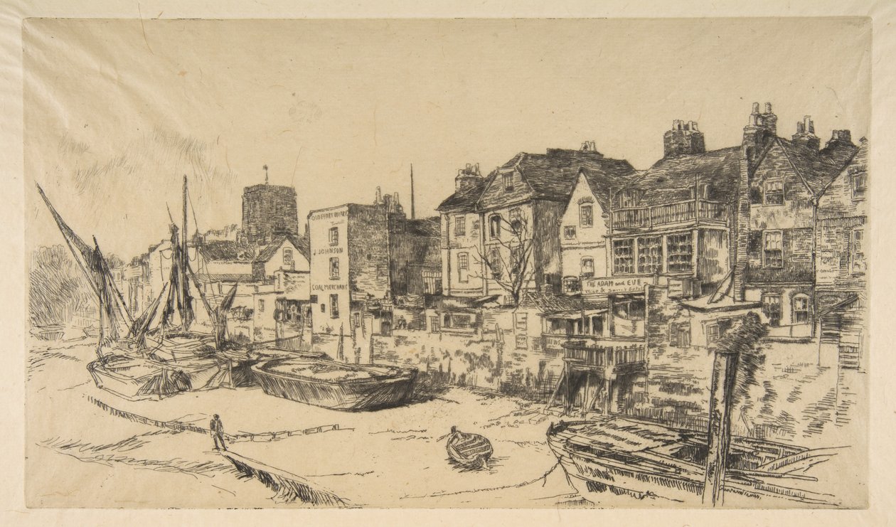 "Aatami ja Eeva", vanha Chelsea tekijältä James McNeill Whistler