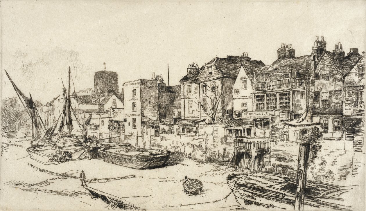 "Adam and Eve", Old Chelsea tekijältä James McNeill Whistler
