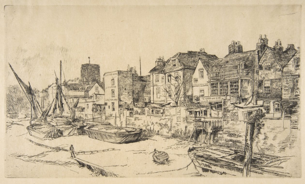 "Aadam ja Eeva", vanha Chelsea tekijältä James McNeill Whistler