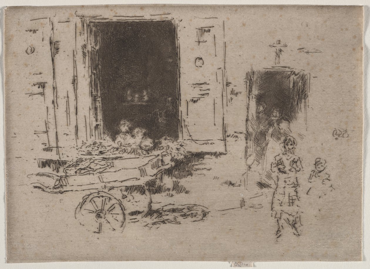 The Barrow – Marollesin kaupunginosa, Bryssel tekijältä James McNeill Whistler