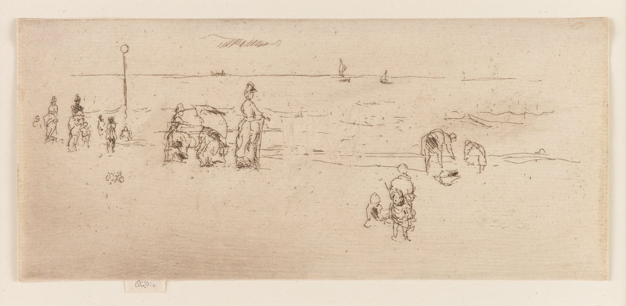 Ranta, Oostende tekijältä James Abbott McNeill Whistler