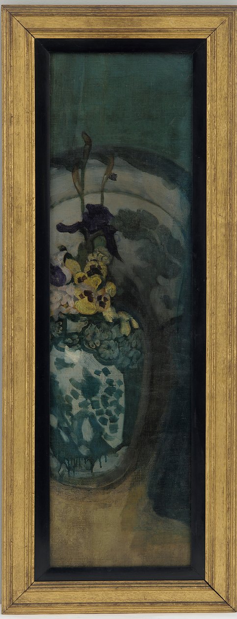 Sininen tyttö (fragmentti): Purppura ja sininen tekijältä James Abbott McNeill Whistler