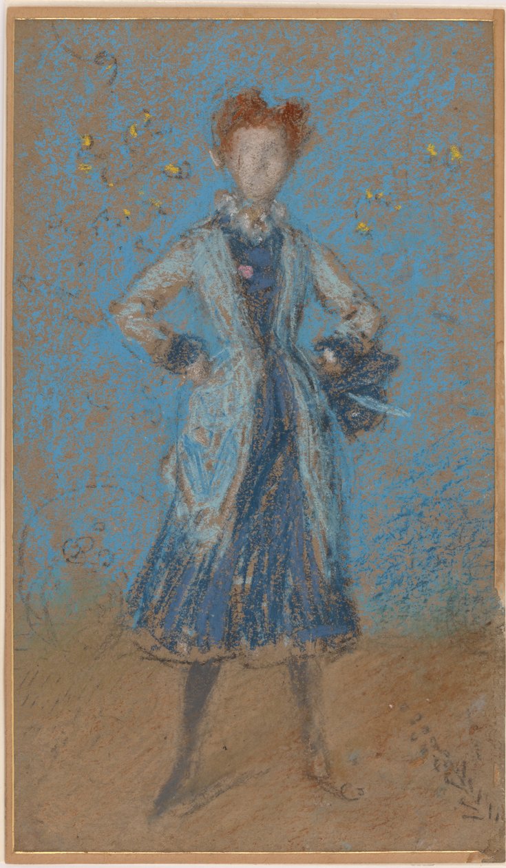 Sininen tyttö tekijältä James Abbott McNeill Whistler