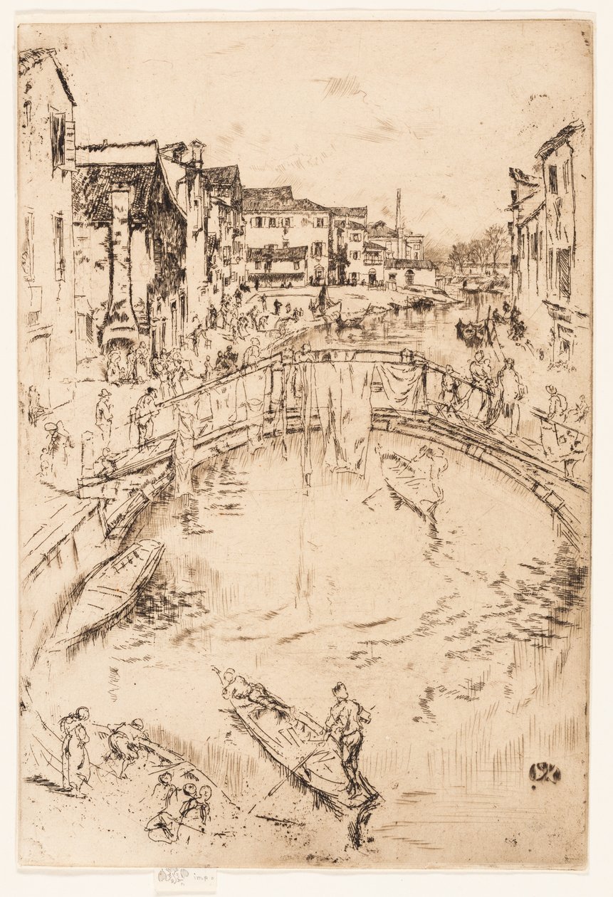 El Pont, Santa Martafinnish tekijältä James Abbott McNeill Whistler