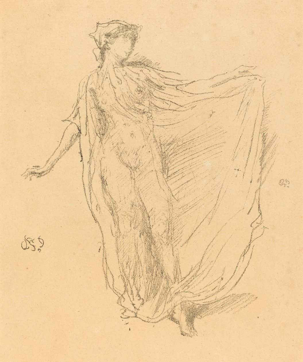 Tanssiva tyttö tekijältä James Abbott McNeill Whistler