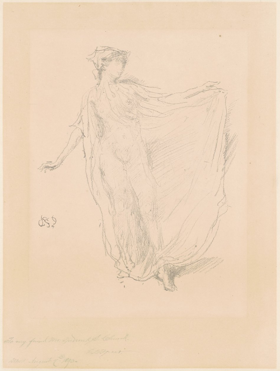 Tanssiva tyttö tekijältä James Abbott McNeill Whistler