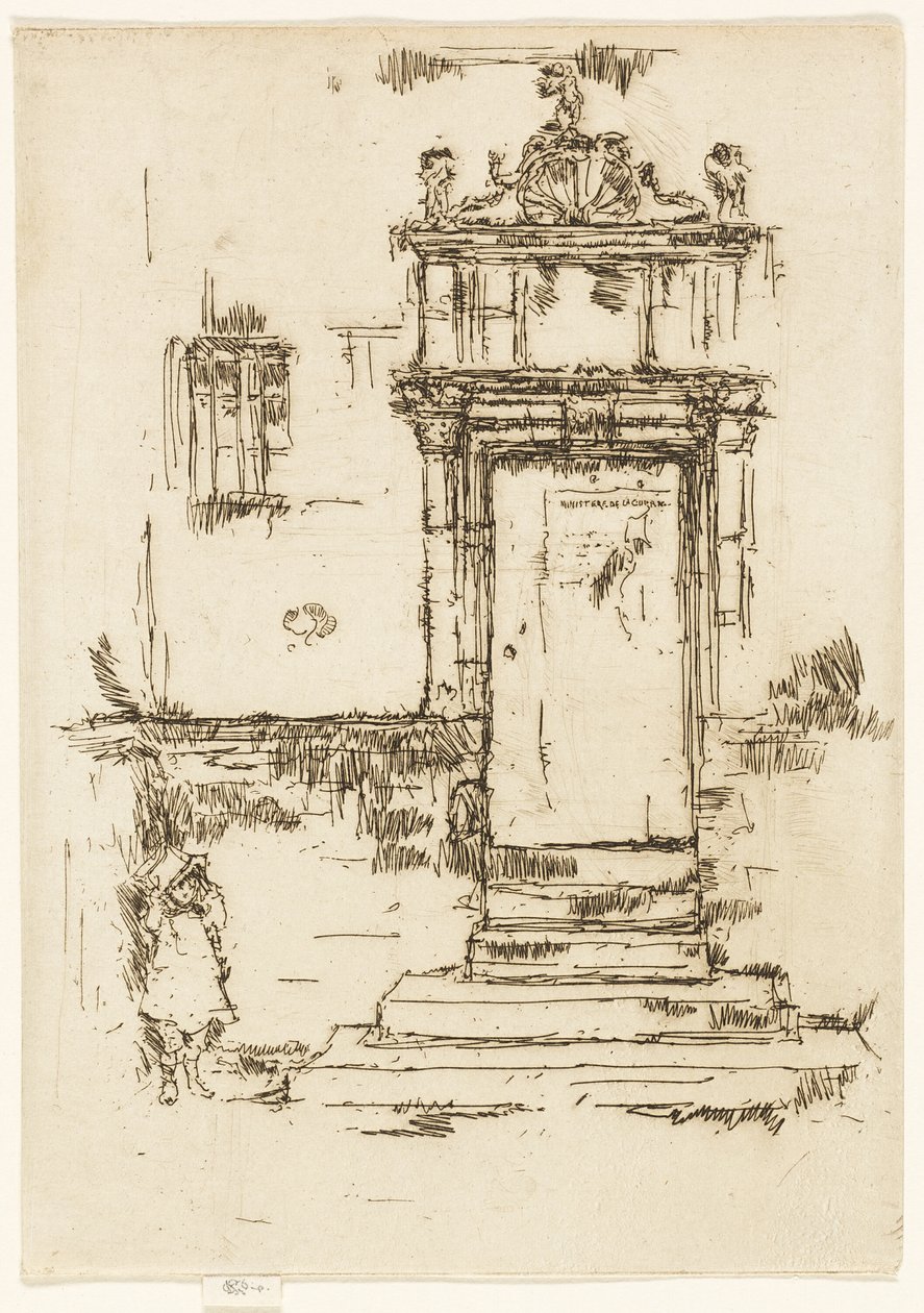Kappelin ovi, Montrésor tekijältä James Abbott McNeill Whistler
