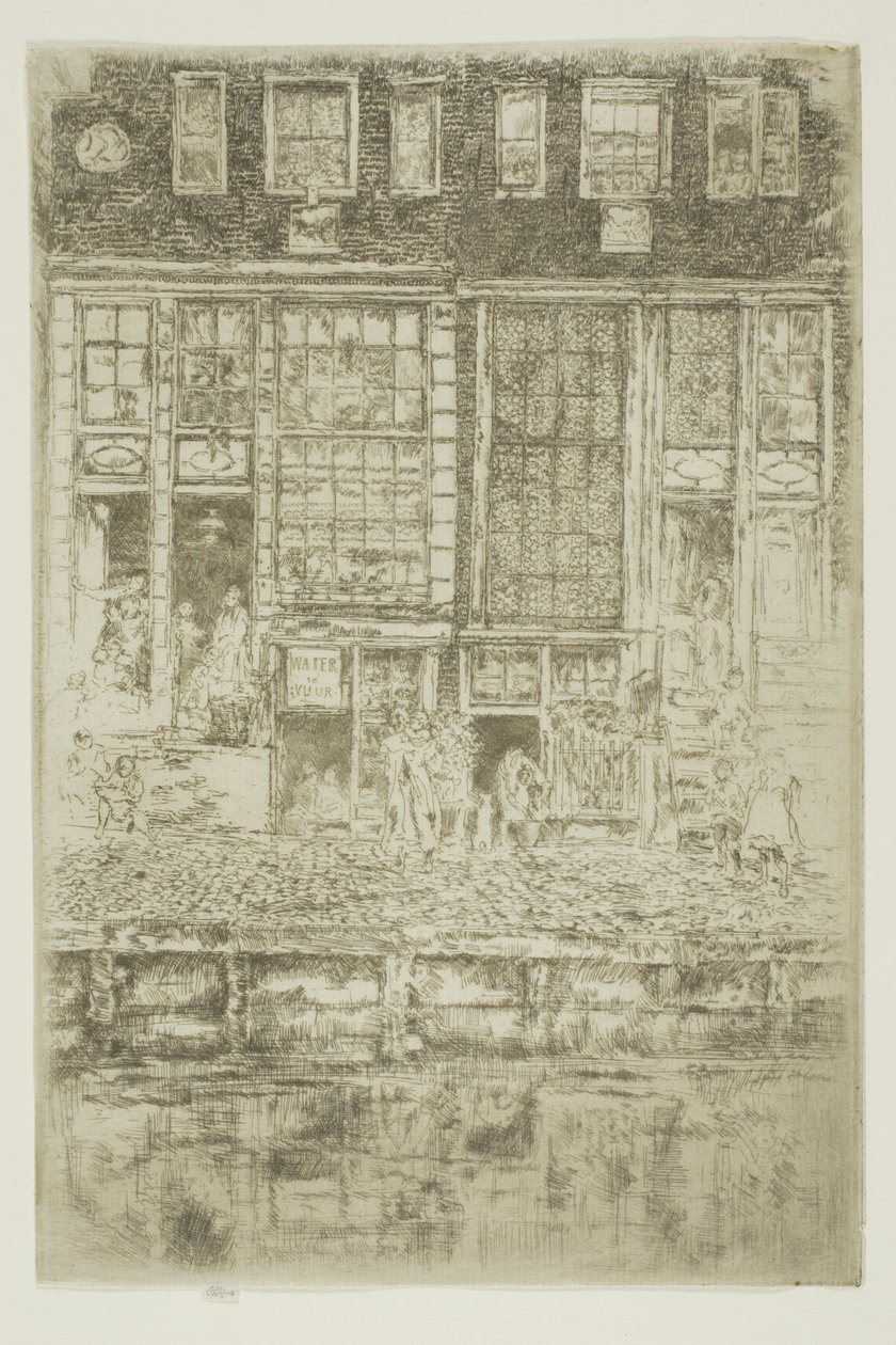 Brodeerattu verho tekijältä James Abbott McNeill Whistler