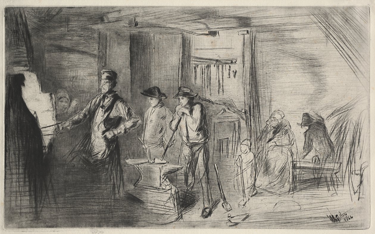 The Forge tekijältä James McNeill Whistler