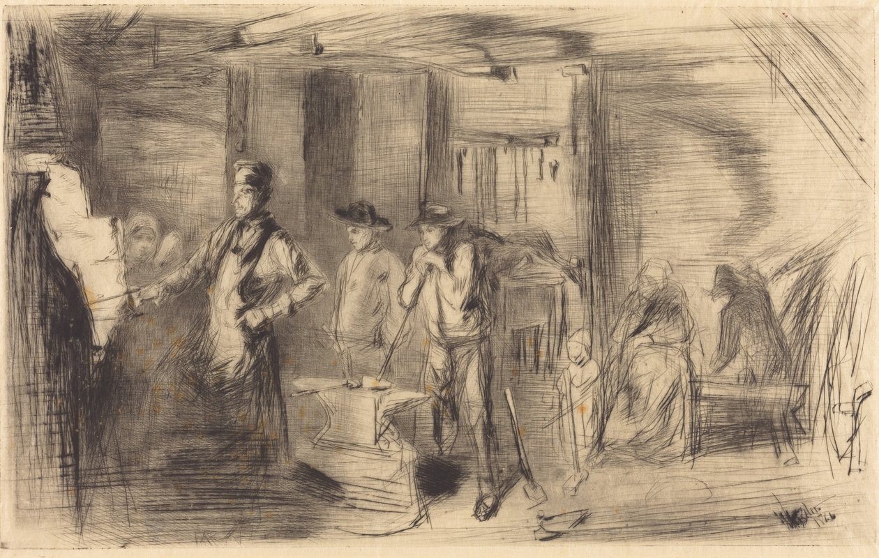 The Forge tekijältä James McNeill Whistler
