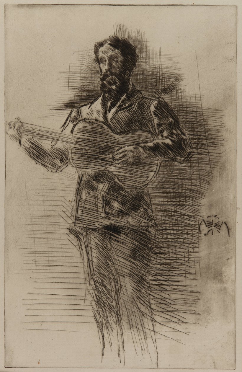 Kitaristi (M.W. Ridley) tekijältä James Abbott McNeill Whistler