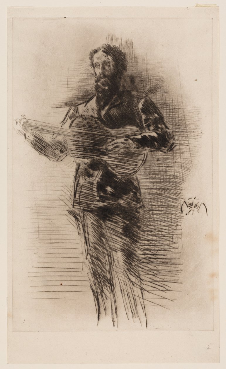 Kitaristi (M.W. Ridley) tekijältä James Abbott McNeill Whistler