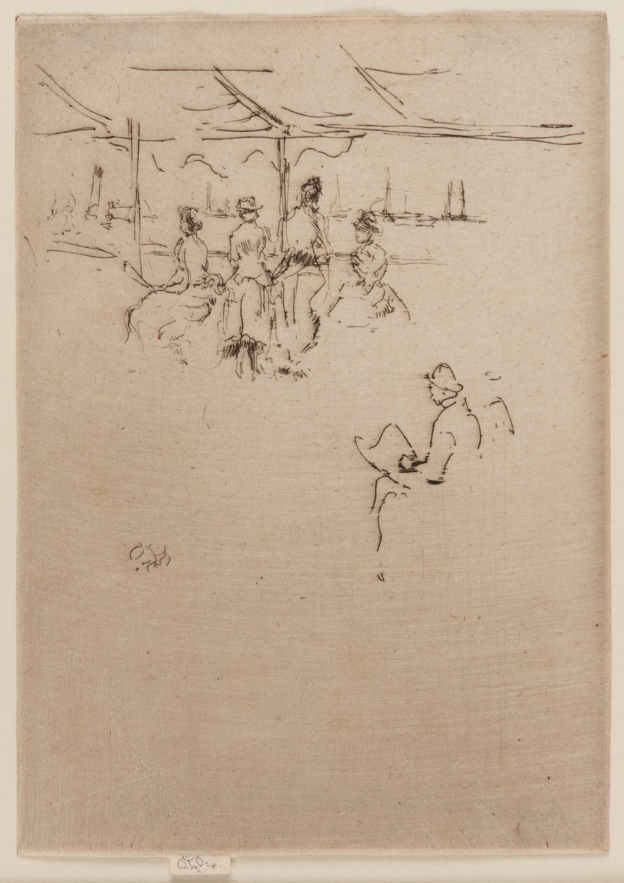 Laskeutumislava, lehmät tekijältä James Abbott McNeill Whistler