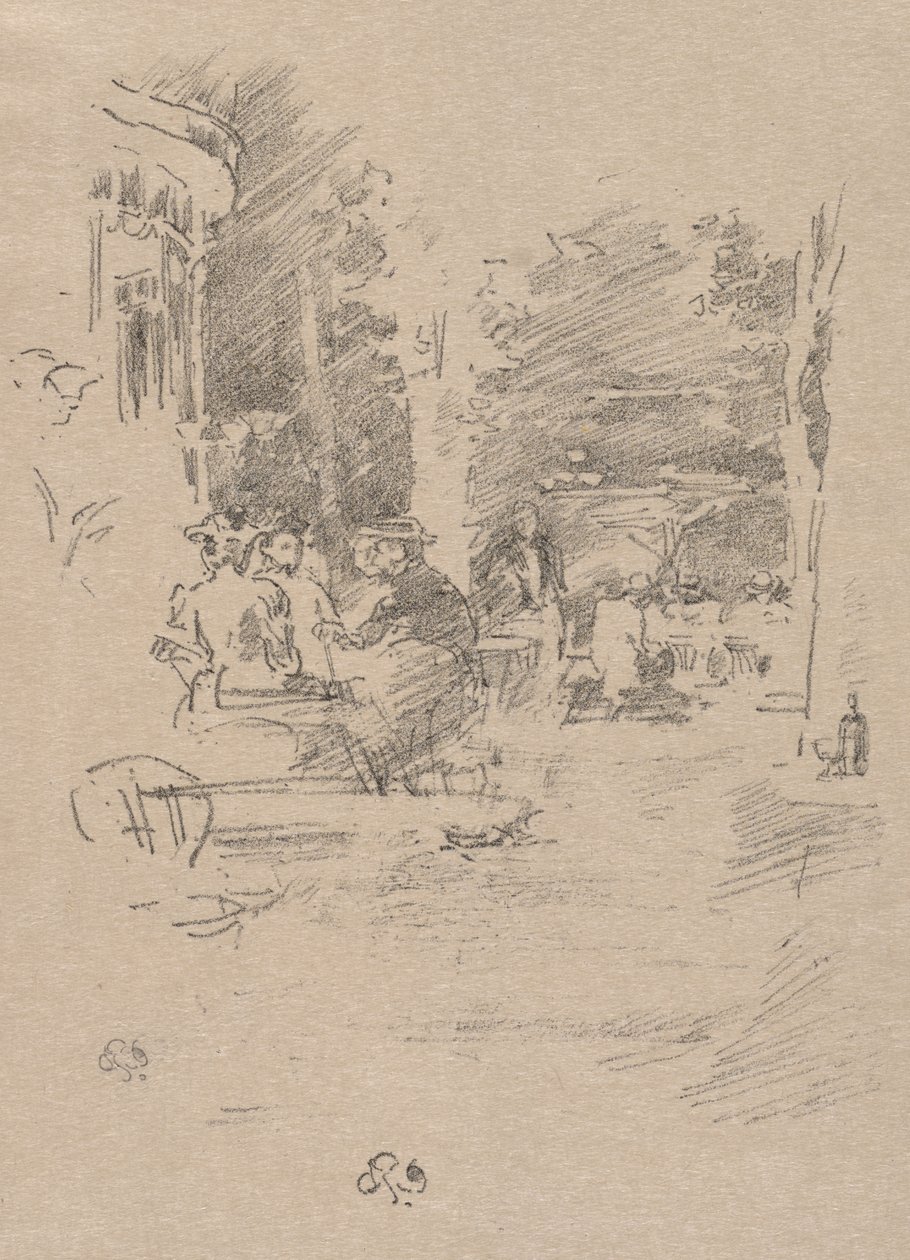 The Little Café au Bois tekijältä James McNeill Whistler
