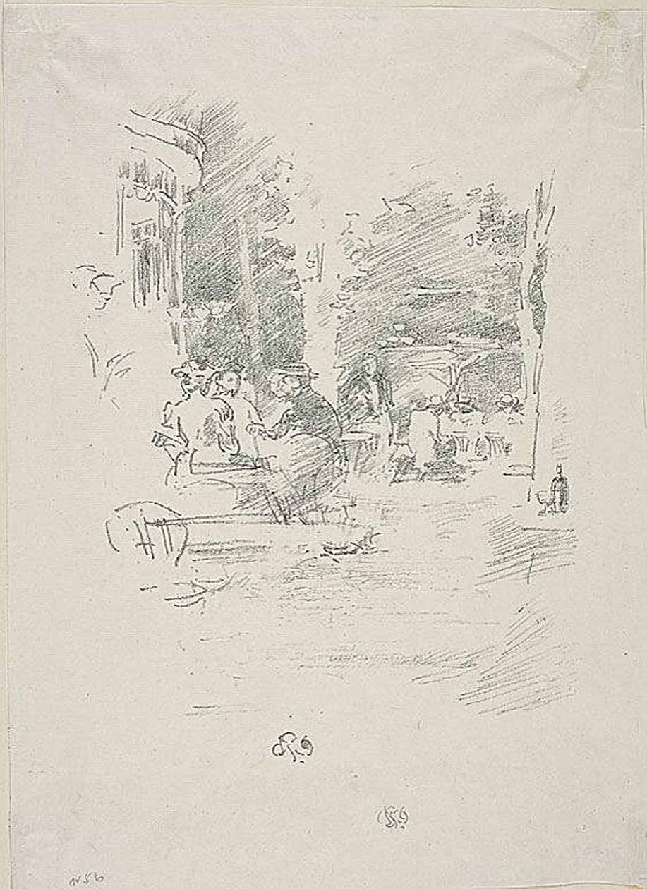 Little Café au Bois tekijältä James Abbott McNeill Whistler