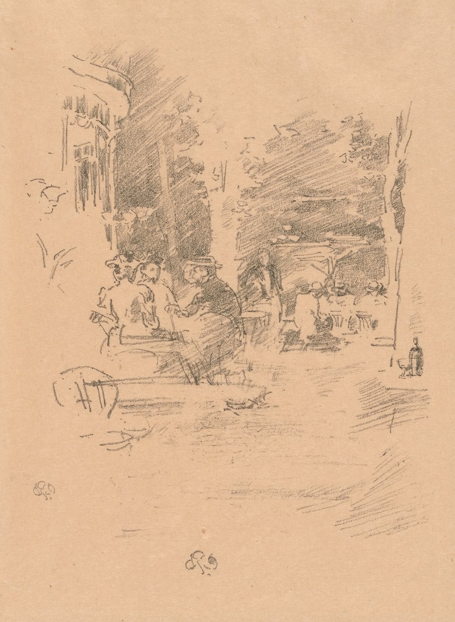Little Café au Bois tekijältä James Abbott McNeill Whistler