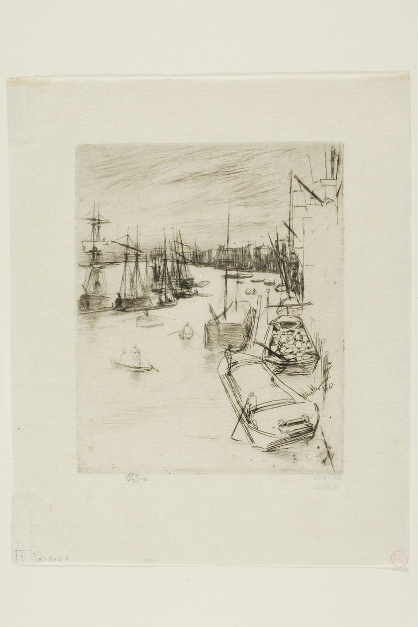 Pikku Rotherhithe tekijältä James Abbott McNeill Whistler