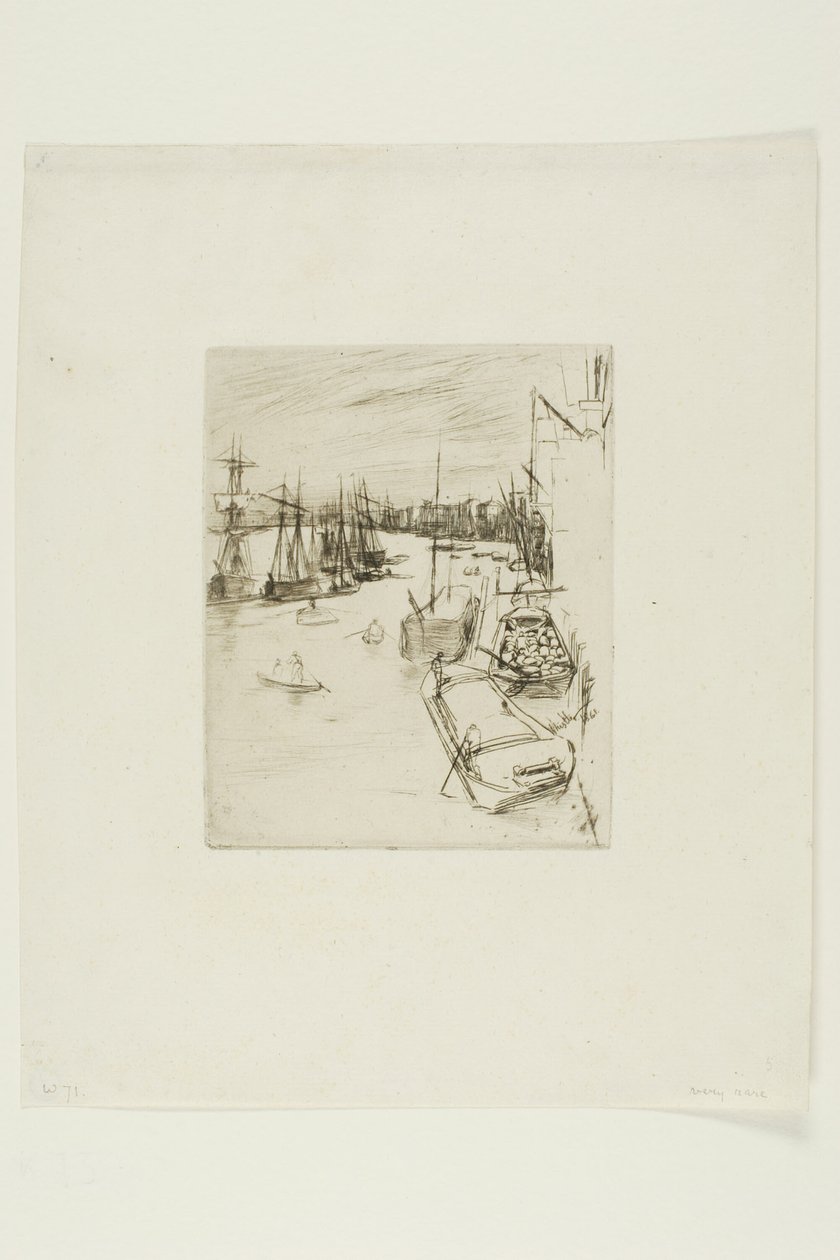 Pikku Rotherhithe tekijältä James Abbott McNeill Whistler