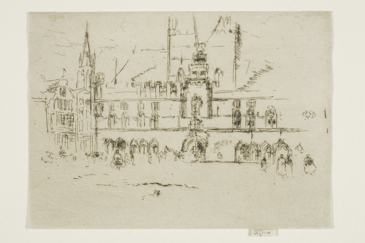 Markkinat, Brugge tekijältä James Abbott McNeill Whistler