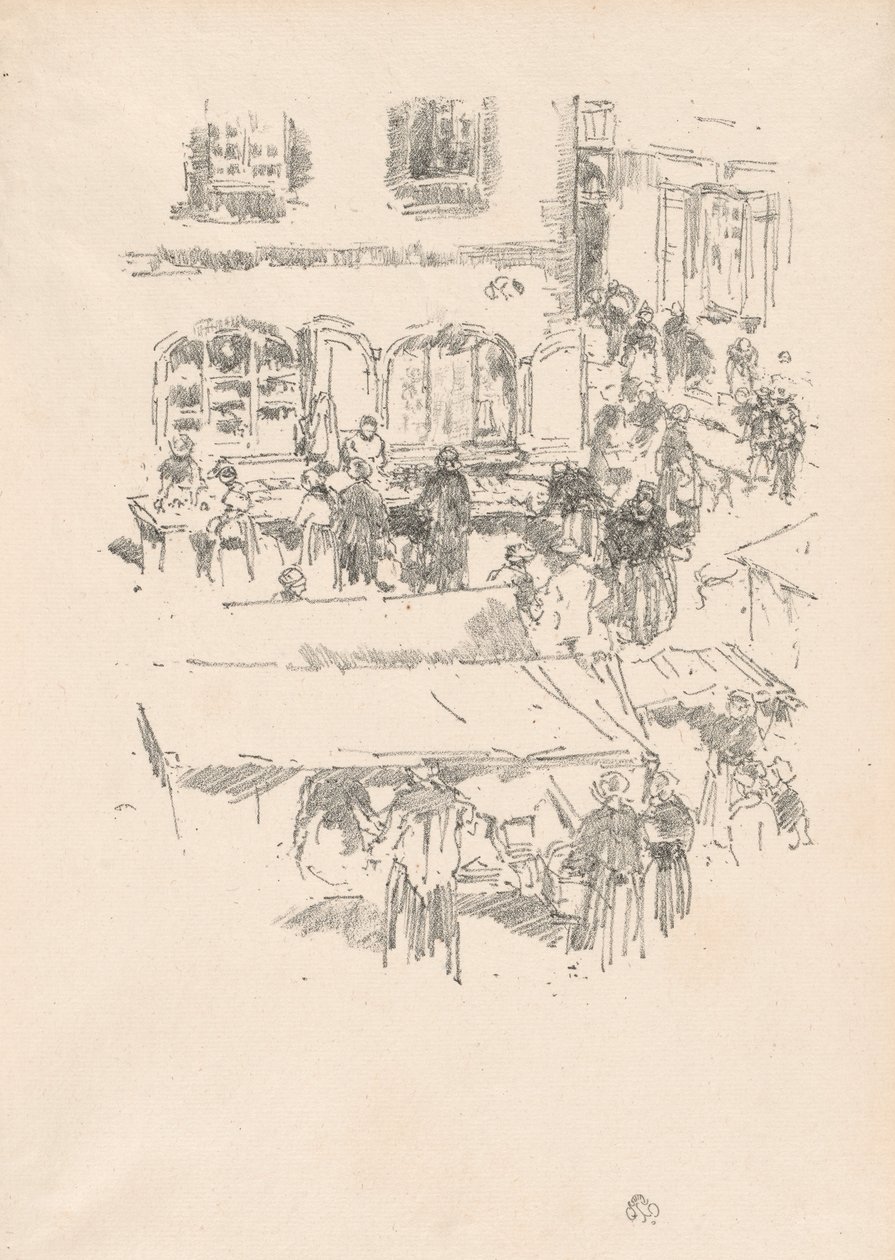 Markkinapaikka, Vitre tekijältä James Abbott McNeill Whistler